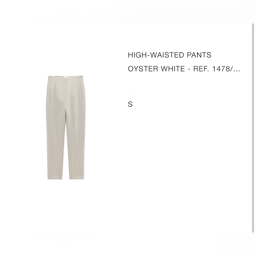 Brand new high waited zara pants